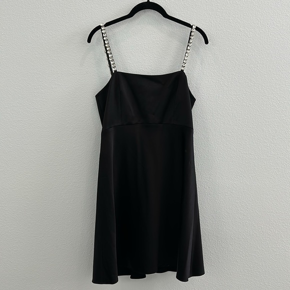 Alice + Olivia Rhinestone Strap Mini Dress - Picture 3 of 11